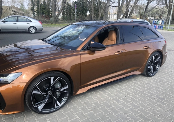 Audi RS6 cena 425000 przebieg: 133000, rok produkcji 2021 z Warszawa małe 232